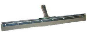 Brushman 24" Non-Marking Notched Edge Squeegee
