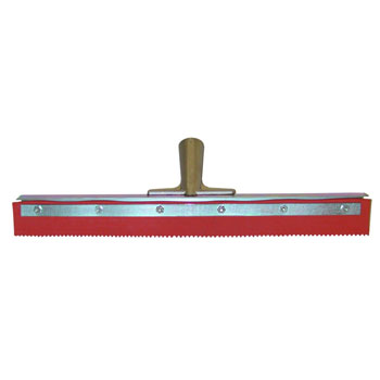 Magnolia Epoxy Floor Squeegee - Notched Rubber 36'' - Click Image to Close