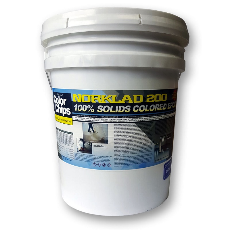 Norklad 200 Colored Epoxy 100% Solids - 3 Gallon 350+ sq/ft
