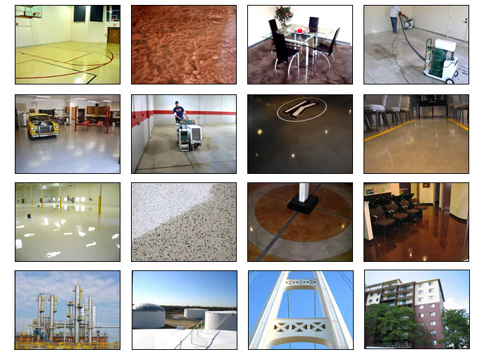 Floor & Wall Coating Examples