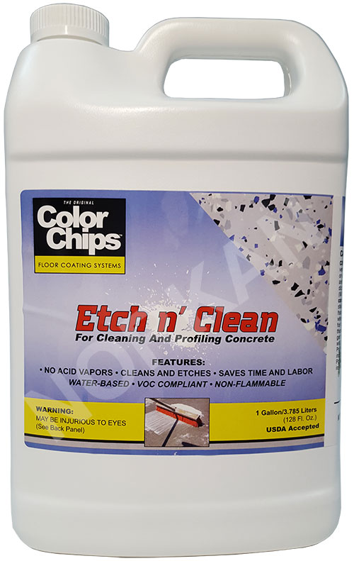 Etch n' Clean Concrete Etching Solution - 1 gal (500+ sq/ft)
