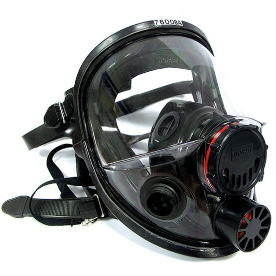 Honeywell North 7600 Respirator - 8A Full Face Respirator - Medium/Large (76008A) - Click Image to Close