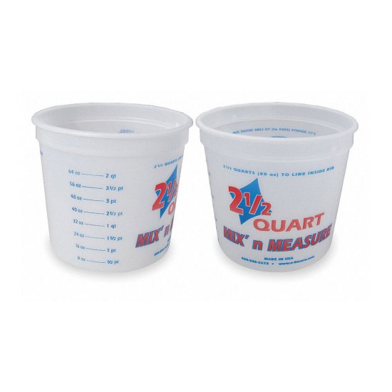 Encore 2 1/2 Qt Mixing Container W/ Graduations - Click Image to Close