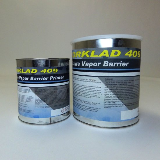 Norklad 409 Epoxy Primer Floor Coating 100% Solids - 15 Gal - Click Image to Close