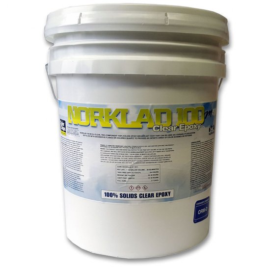 Norklad 100 M 100% Solids Epoxy Clear Coating - 350+ sq/ft - Click Image to Close