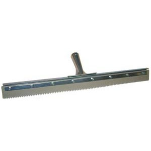 Brush Man 24 Serrated Edge Floor Squeegee - 3/16 V-Notch