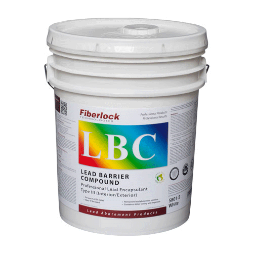 Fiberlock LBC Lead Barrier Compound - Paint Encapsulant - 5 Gal - Click Image to Close