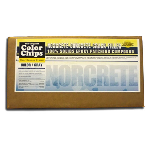Norcrete Concrete Crack Repair Epoxy -100% Solids Filler - 2 qt
