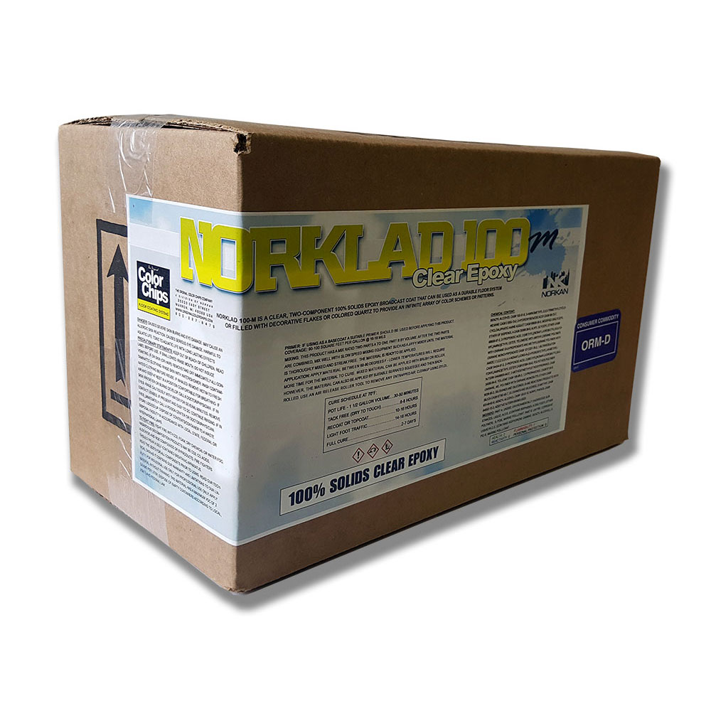 Norklad 100 M 100% Solids Epoxy Clear Coating - 150+ sq/ft