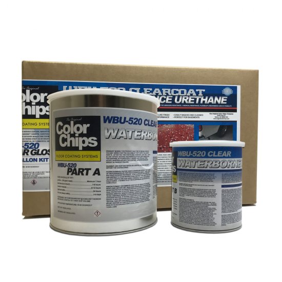 WBU-520 Clear Polyurethane - Water Based Aliphatic 250+ sq/ft